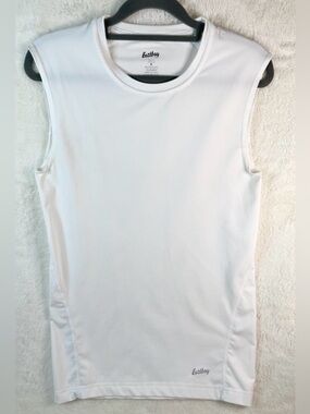 Eastbay Sleeveless White Athletic Shirt - Lightweight Performance